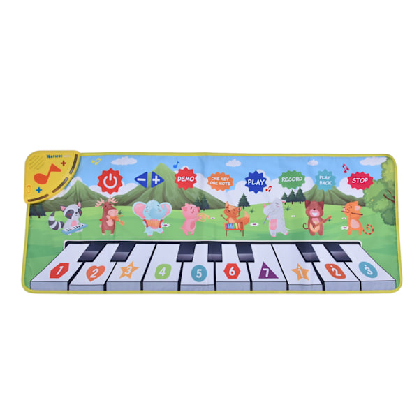 Children's Music Mat Interesting Prevent Slipping Stable Foldable Keyboard Dance Toys for Kids100 X 36cm