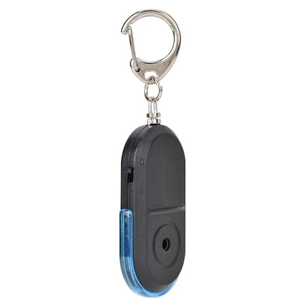Trådløs Anti Lost Alarm Key Finder Plystrelyd LED-lys med batteriblått