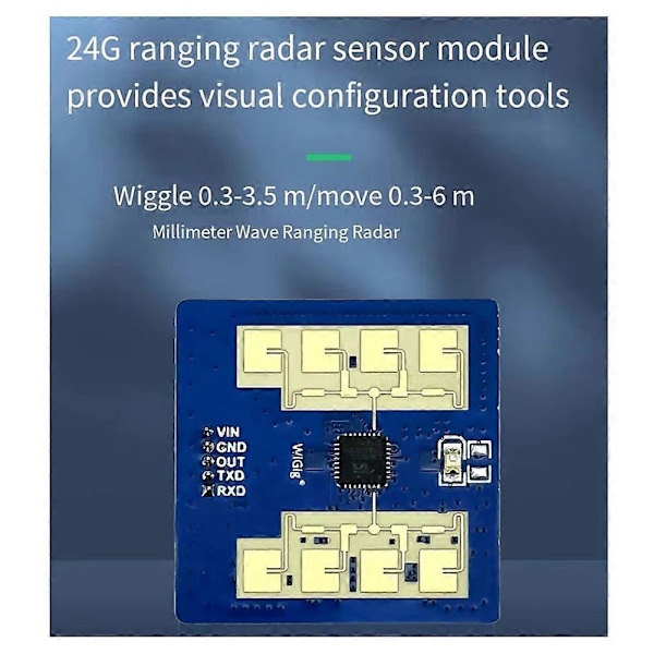 Ny LD2411S Smart Home 5V 50mA Högpresterande 24GHz Rörelsesensor
