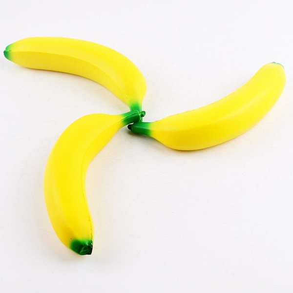 Kläm banan frukt leksak stretchig banan leksak lindra stress dekompression vent leksak