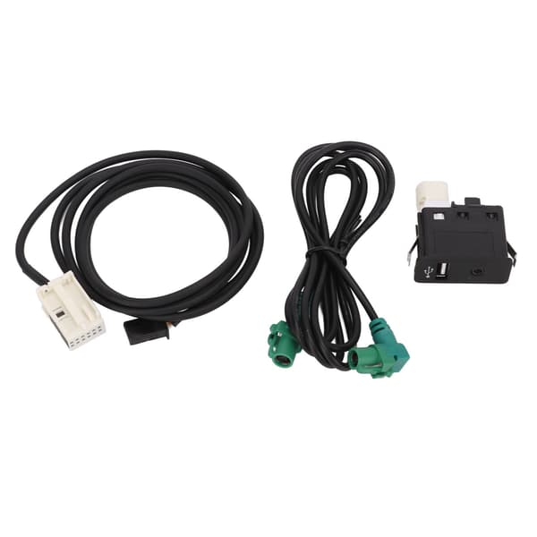 Bil AUX USB Switch Kabel Ledningsnet Stik Slidstærk Erstatning til 3 Z Serie X5 X6