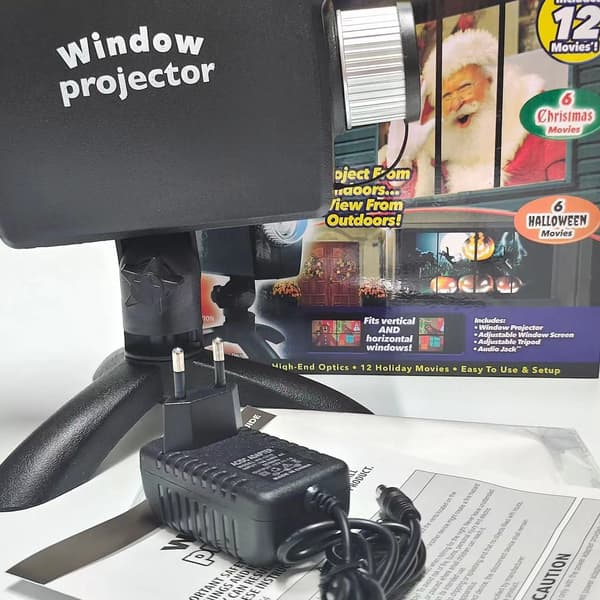 Halloween Christmas Holographic Projector Window Projector LED