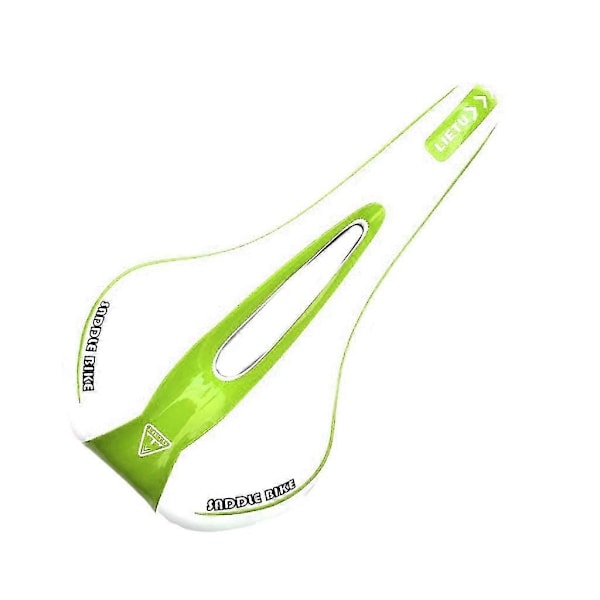 Cykelstol Cykelsadel Ersättning med Memory Foam-kudde Cykelsadel Vit grön