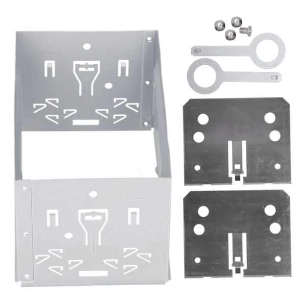 2 Din Universal Radio Kehys Alumiiniseos Stereo Audio Asennus Fascia Sopii B5/MK3/MK4