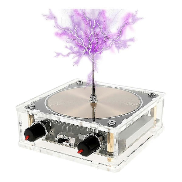 Bluetooth Musik Teslacoil, Artificiell Blixt Arc Teslacoil Arc Plasma, Berörbar Gnista-Generator Teslacoil, EU-kontakt