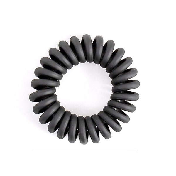 30 stk. Spiral Hårbånd uden Folder - Matte Hårbånd i Plastik til Kvinder og Piger