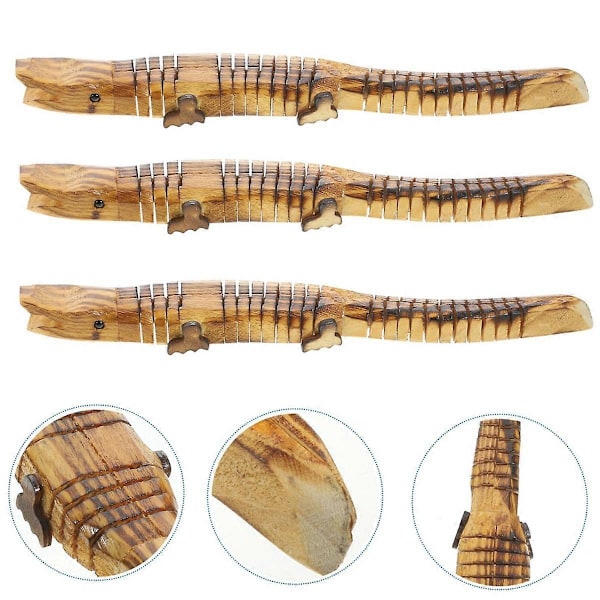 Naturlig Ubehandlet Trækrokodille Fleksibelt Trædyr Alligator