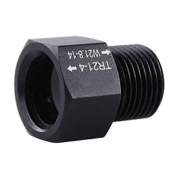 CO2 Sylinder Adapter, T21-4 til W21.8-14 Adapter Konverter til CO2 Sylinder kompatibel med