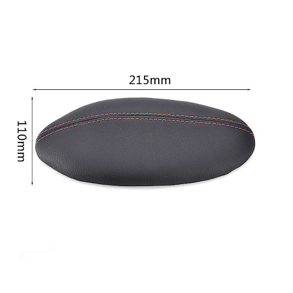 2-pack universal bilkonsol Knäkudde, brunt mikrofiberläder Knä-sidokudde med lårstöd