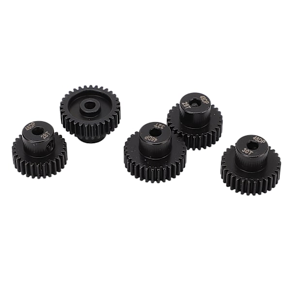 48DP 0,53M Tandhjulssæt 3,175mm Aksel Metal Motor Gear til 1/10 Modelbil 28T 29T 30T 31T 32T