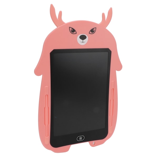 8,5-tums LCD-ritplatta Ögonskydd LCD Färgglad Doodle Handskrift Papper för 3 år + (Ljusrosa hjortfärgad penna)