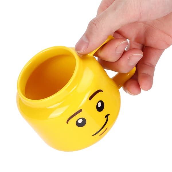 Keramisk kopp gul tecknad vattenkopp 300 ml kaffe mjölk te mugg present till hemkontoret