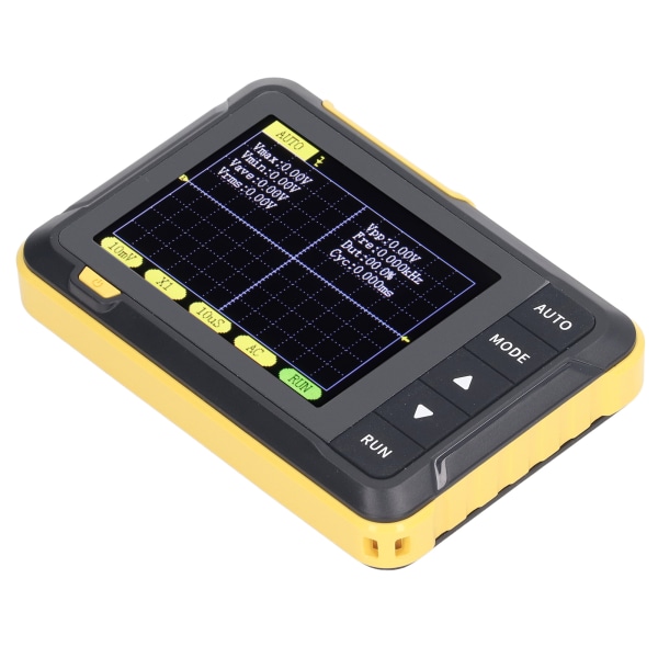 Handhållen oscilloskop Analog Digital Signal Bärbar oscillografmätare 200K Bandbredd 2.5MS/s Samplingshastighet