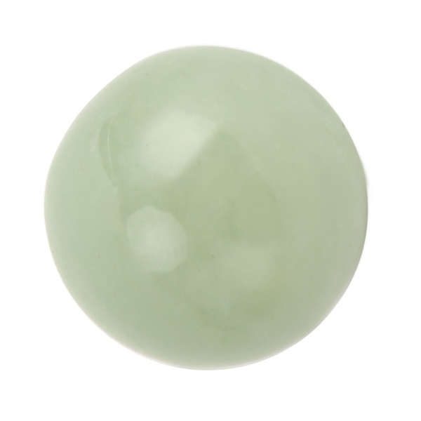Chakra Round Bead DIY Smooth Yoga Meditation Energy Healing Bead Stone Tillbehör för smycken Gör Green Aventurine