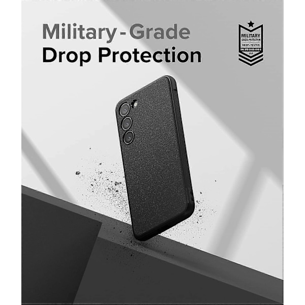 Etui Kompatibelt med Samsung Galaxy S23 5G Etui (2023), Robust Stødsikkert Skridsikkert TPU Slankt Tyndt Telefoncover til Galaxy S23 - Sort