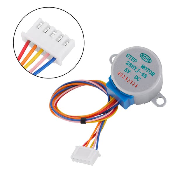 5 stk /sett DC 5V 4-fase 5-leder Steppermotor Mikroreduksjons Steppermotor