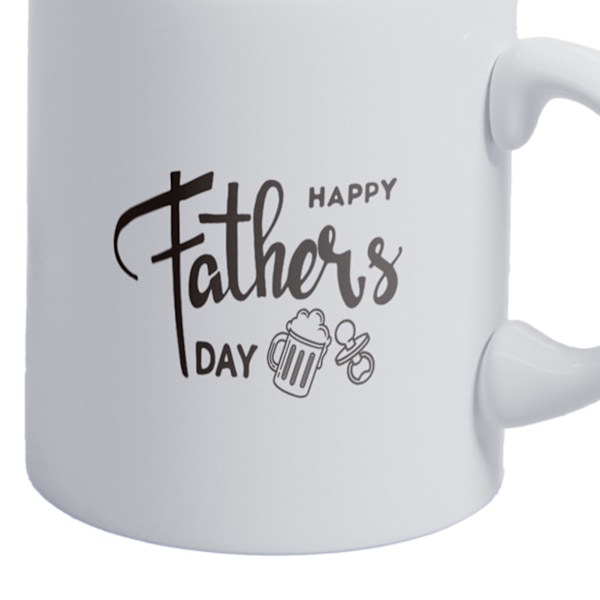 Keramisk krus Happy Fatherwis Day tema keramik kaffekop til hjemmet kontor rejse CCP343