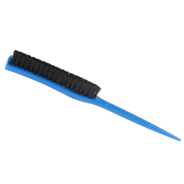 Hårbørste 3 rækker nylon til at tilføje volumen Ergonomisk bærbar hårbørste med rottehale til salon blå