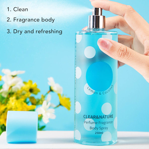 250ml Parfym Spray Deodoriserande Fruktig Ren Hållbar Doft Parfym Body Spray Citron