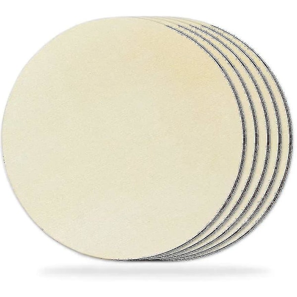 Runda träskivor för pyssel - 5 stycken, 20 cm
