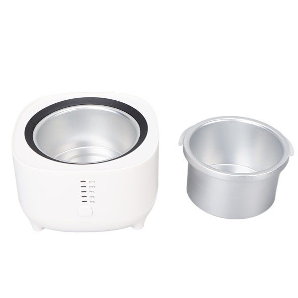 Paraffinvaxsmältmaskin Värmer snabbt 5 temperaturväxlar Vaxspa Maskin Pot Vit 500MLUS Plug 110V
