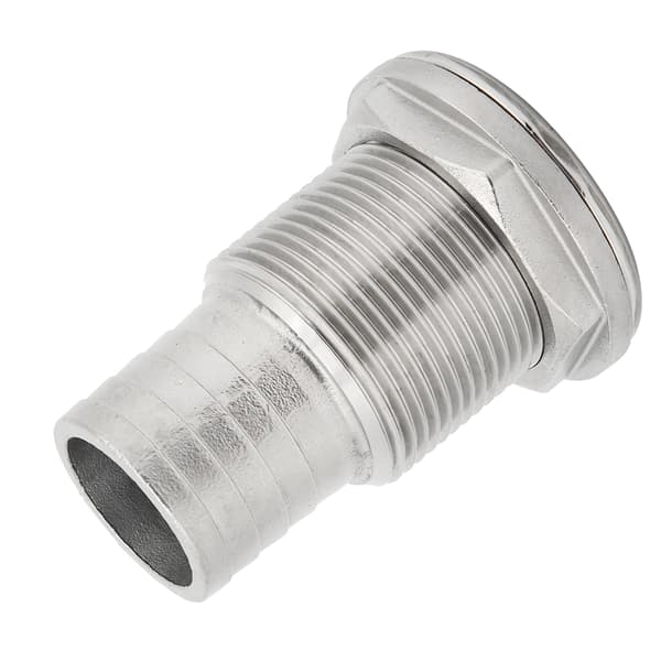 Marinebåd gennem skrogfitting stik rustfrit stål slangehale modhager marine hardware 11/4 tommer
