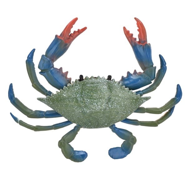 Realistisk modell av marine dyr krabbe simulert plast krabbe barnepedagogiske rekvisitter krabbeleker (PL127524)