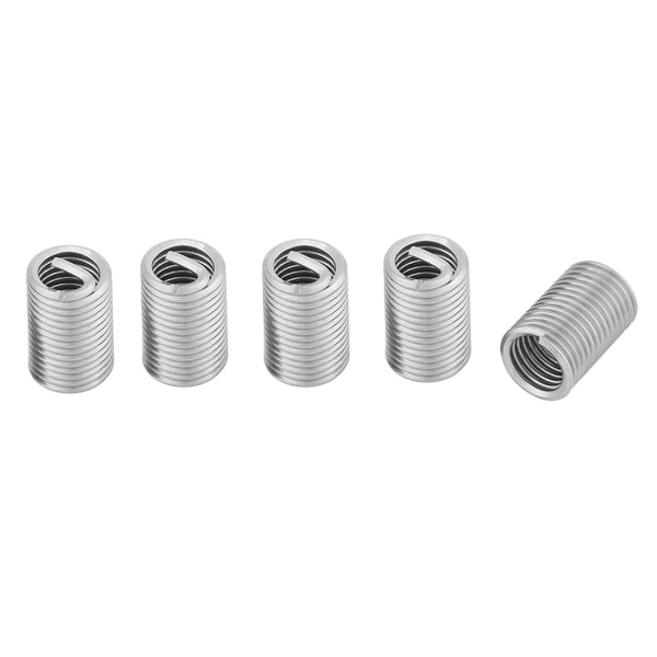 50 stk rustfritt stål SS304 spiraltråd skruegjengeinnsatser M6 x 1,0 x 3D Lengde
