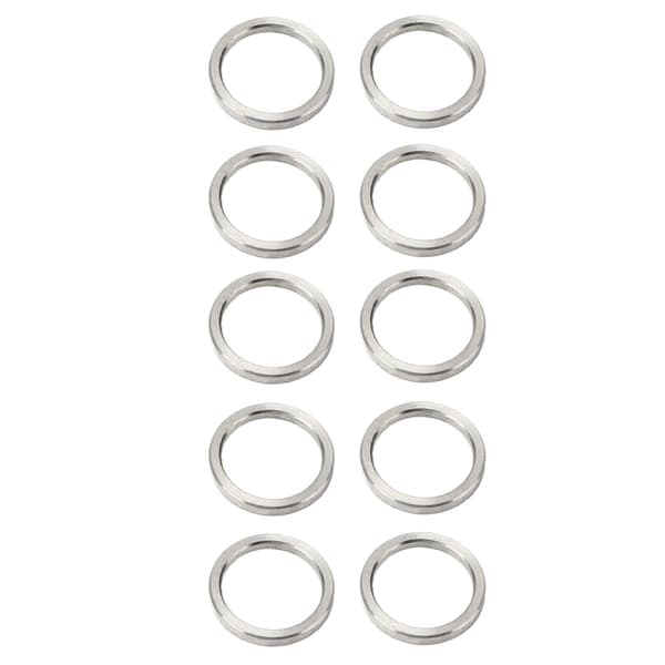 10 stk. spændeskive 15 mm OD 12 mm ID rustfrit stål hardware tilbehørssæt Kit3515-0015-0020