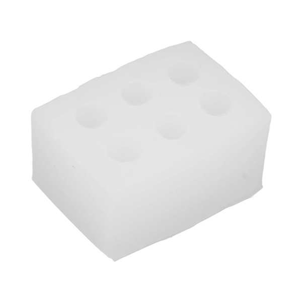 3D-søjlelysform Mini DIY Genanvendelig vaskbar silikonelysform til hjemmesalon