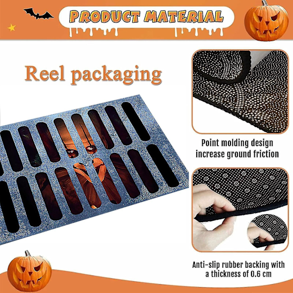 Halloween-klovni 3D-illuusioalueen matto 40*60cm