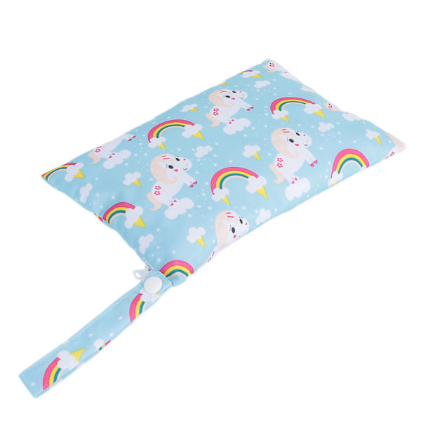 Söt blöjförvaringsväska tecknad djur mönster resebar Nappy Bag Pouch#2