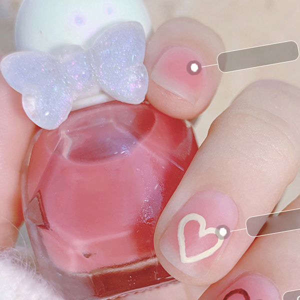 Nagellack Gel Vattenbaserad Hög Glans Blank Hållbar Frostad Nagellack för Damer B12