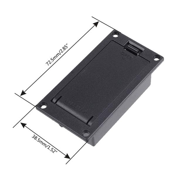 9V batteriholder til aktiv guitarbas pickup musiktilbehør 0.02 0.02 Style 1