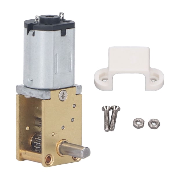 DC 12V sneglegear motor med lav hastighed, enkelt aksel, mikro børstet reduktionsmotor med fast sæde 1218‑N20 60RPM 1:236