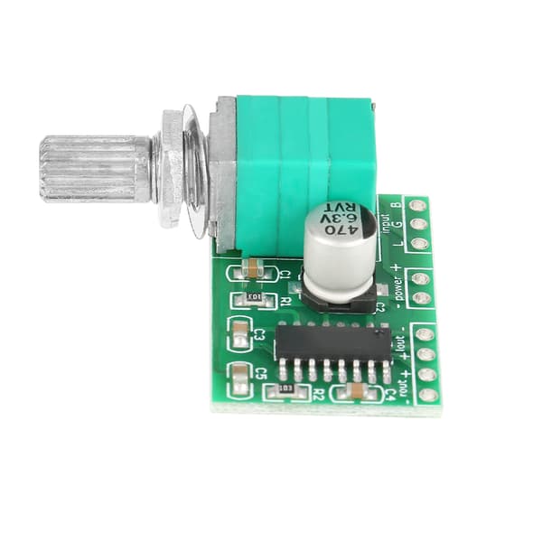 4st PAM8403 Mini DC 5V Digital Audioförstärkare Effektförstärkarmodulskort med Potentiometer
