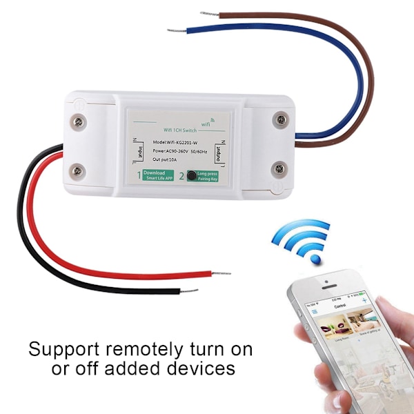 WIFI Smartphone Fjernbetjening Afbryder Smart Timer Controller