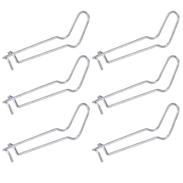30 stk. plantestøttefjederklemme i rustfrit stål til have-drivhus til 16 mm diameter