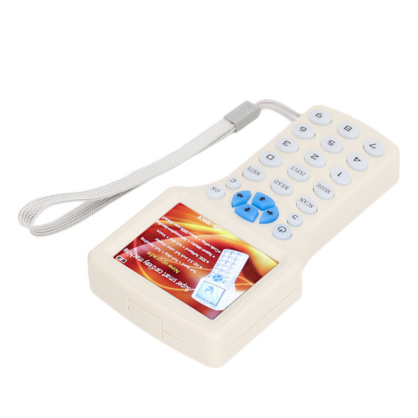 NFC-kortkopierare IC-kortläsare ID-nyckelskrivare 10 frekvens 2,8-tums display för 125 kHz 250 kHz