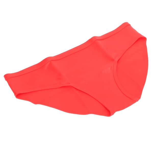 Dame Badeshorts Rød Blød Elastisk Sømløs Menstruationsperiode Silikone Badebund til Svømmepøl