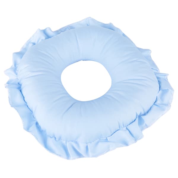 Polyester Ansikts Relax Pute SPA Salong Massasje Uthulet Pute Nap Hvilepute Blå