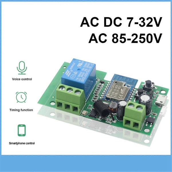 Tuya Smart Switch WIFI Home Automation Relæmodul til Motor