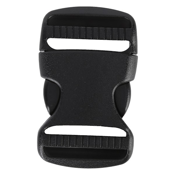 5 Styck Snabbspänne Plast Dubbla Justerbara Spännen Spännen Byte DIY Craft för ryggsäck Svart För 32 mm Bredd rem