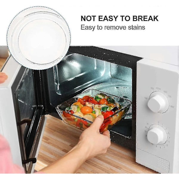 Universal Mikrobølgeovn Drejetallerken Glasplade Med Stativ, 245mm/24,5cm/9,65in