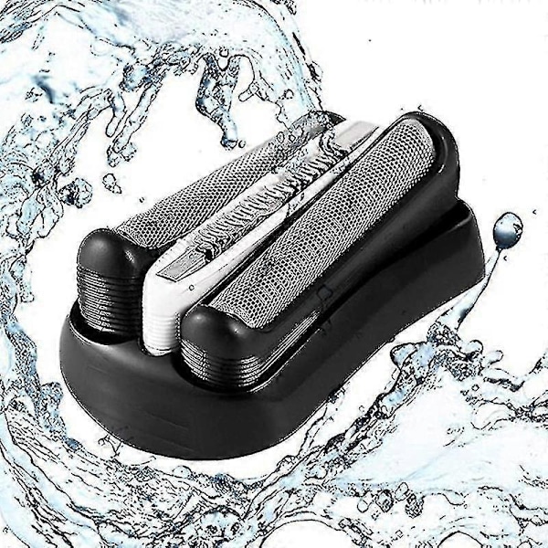2 st 32b Rakapparatdel för Braun Series 3, ersättningsfolie & skärblad