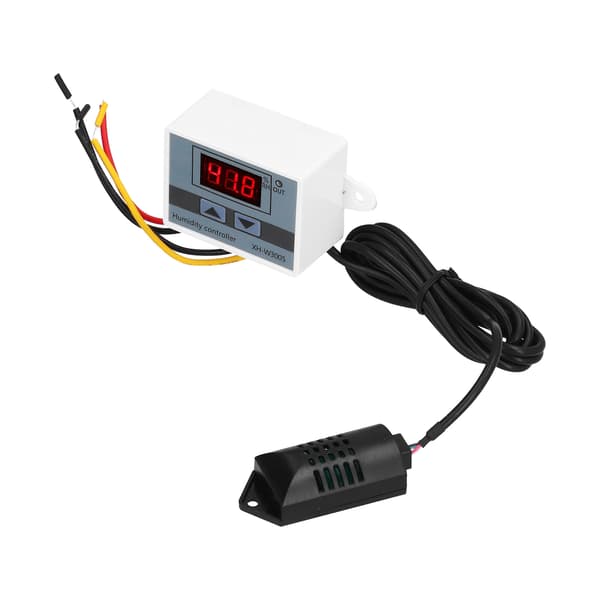 Digital fuktighetskontrollmodul LED hygrometersensor kontrollbryter 0~99% RH XHW3005 24V