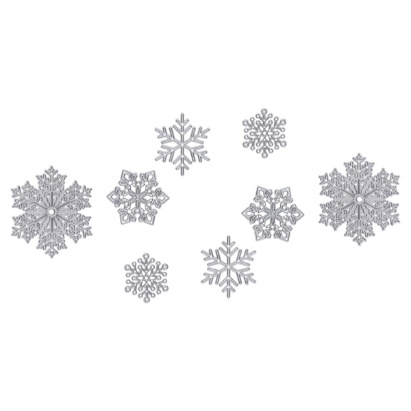 2 Set Metallskärningsform Stencil DIY Prägling Kolstål Papperskärmningskortmall