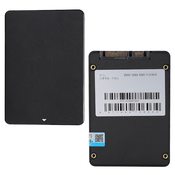 JUHOR SATA SSD 2,5 tommer Intern Solid State Harddisk til Laptop Desktop Computer 120G