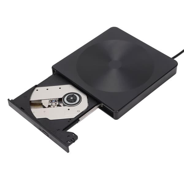 Ekstern DVD-stasjon USB3.0 USB C-grensesnitt Støtsikker design Praktisk USB CD-stasjon for bærbar PC