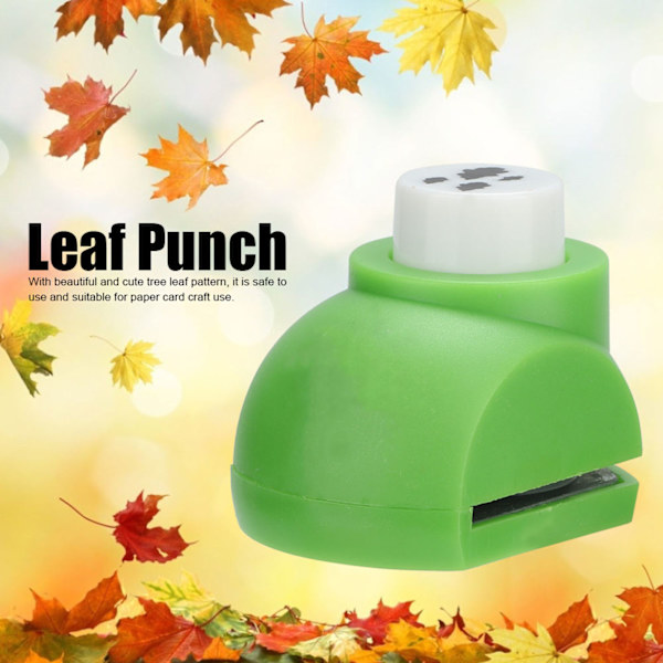 Kaunis Paper Punch Cutter Puun Lehtien Muotti DIY-Käsityötarvikkeet 8kpl PaperOak Leaf